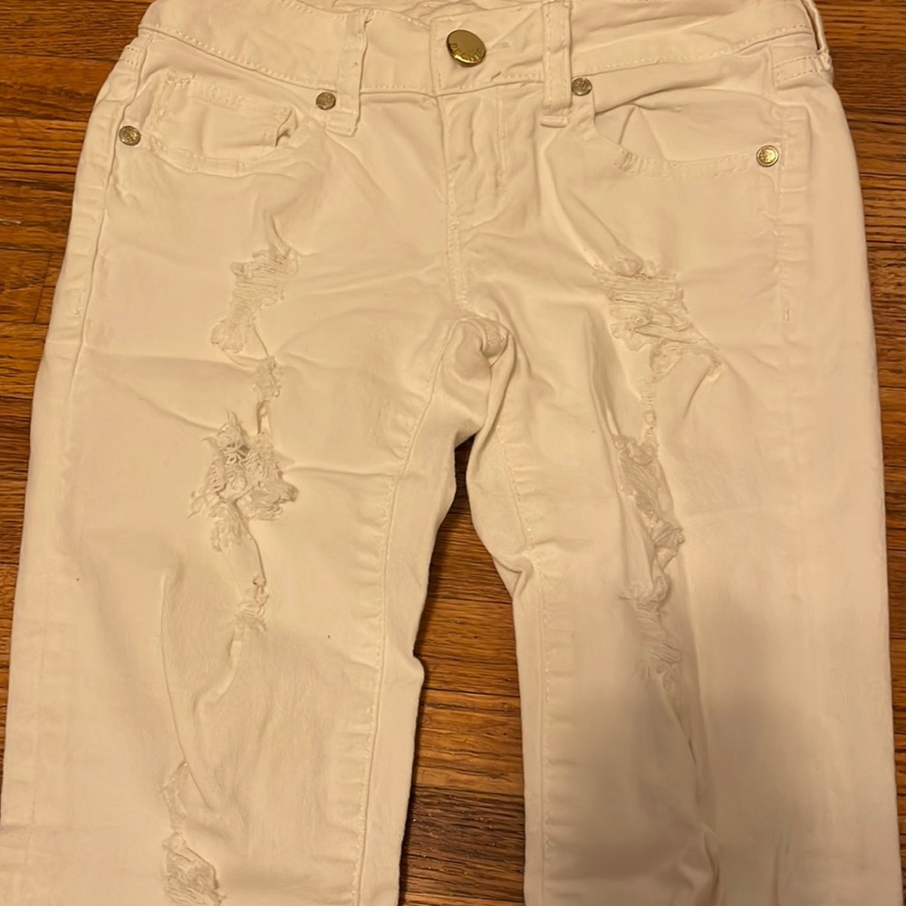 White jeans